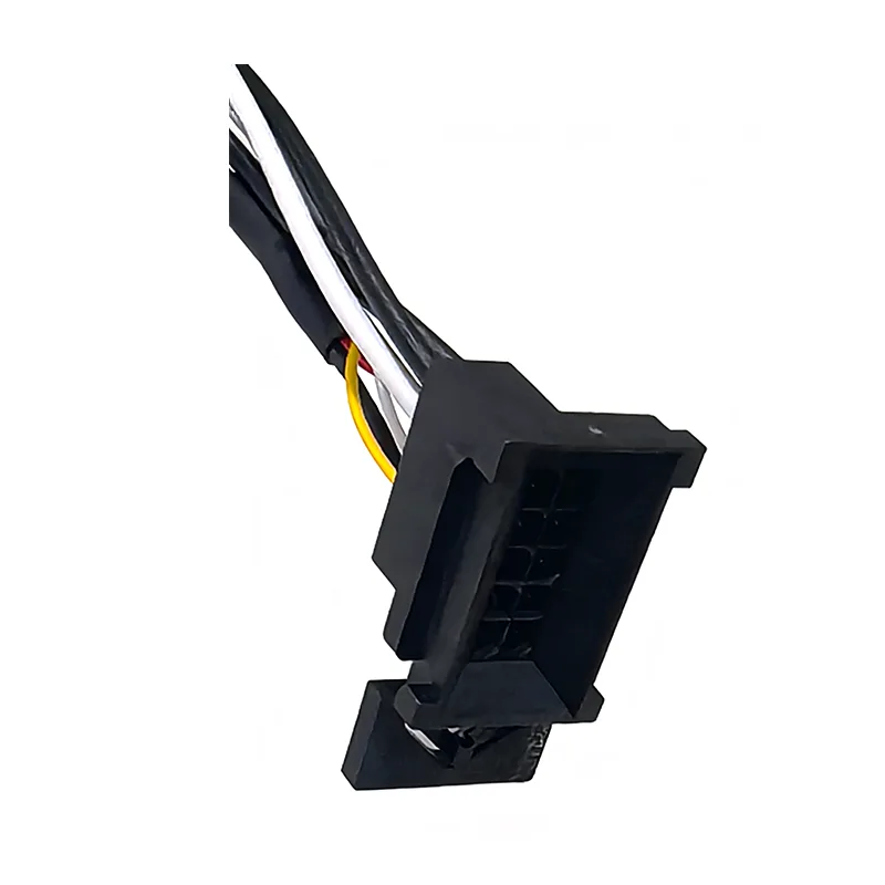 Chicote de fios de inteligência industrial com cabeçote de 10 pinos