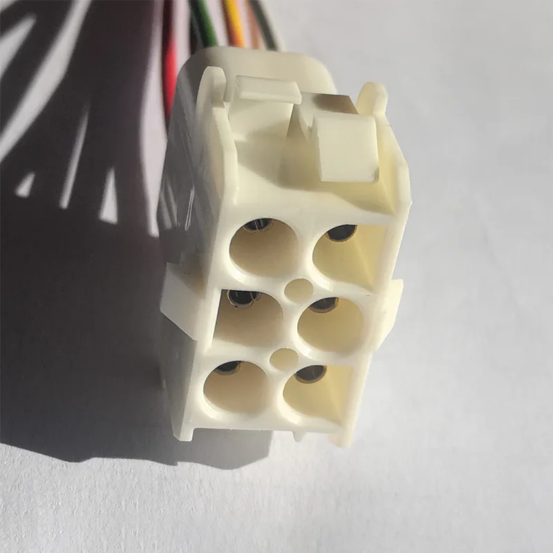 Chicote de fios de inteligência industrial com cabeçote de 6 pinos