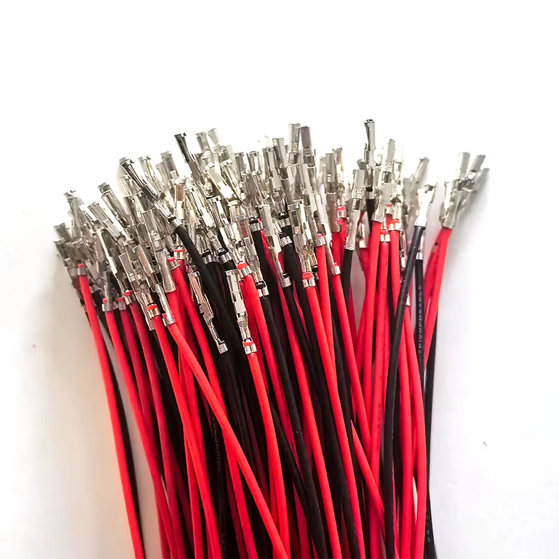 Chicote de fios eletrônico terminal prensado a frio para aplicação industrial especializada