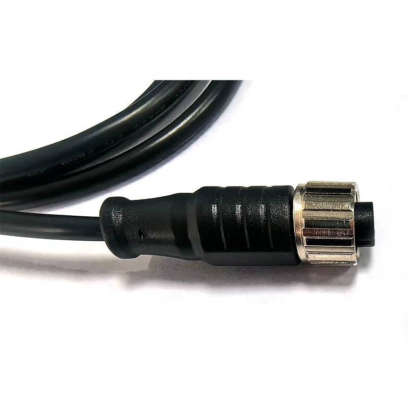Chicote de fios para aplicações industriais especializadas com conector M12